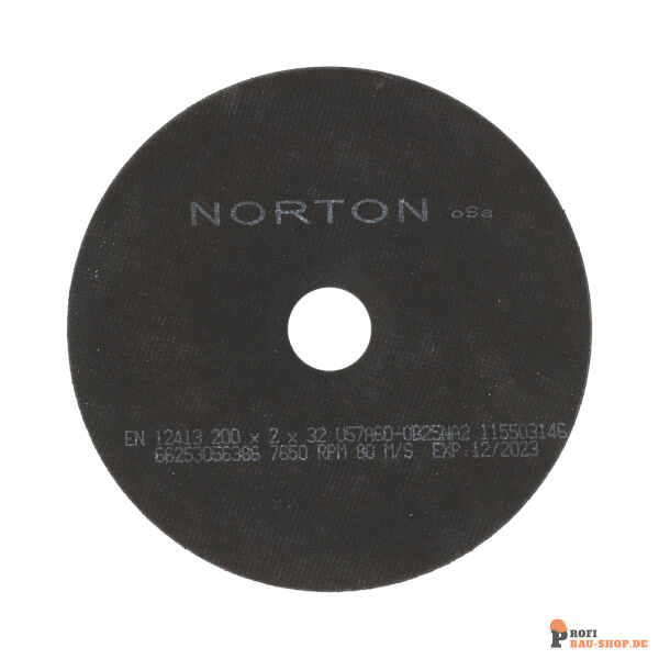nortonschleifmittel/NORTON_schleifmittel_66253056386 Flat cutting off wheel Reinforced Fix Cut-Off-Norton MDCO-200x2x32-U57A60OB25NA2_192812